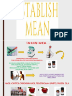 Bahan Materi QC Establish Mean