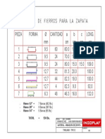 4. Material - Armadura de Zapata