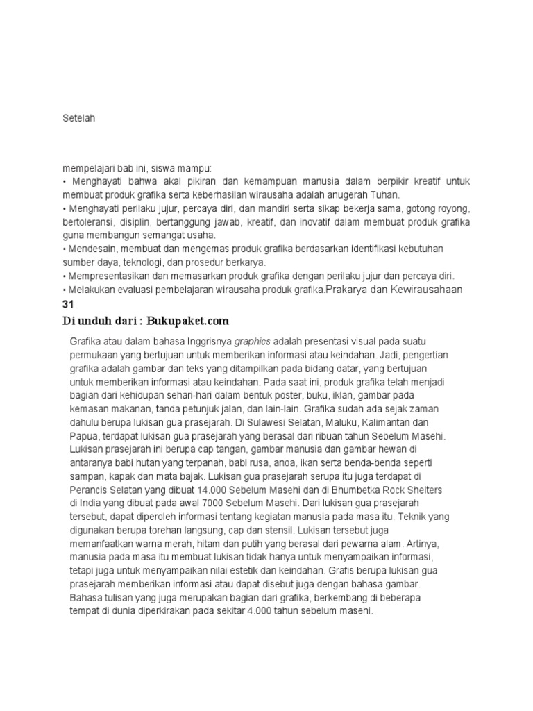 Bab 2 Wirausaha Produk Grafika Pdf