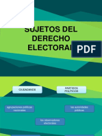 Sujetos Del Derecho Electoral