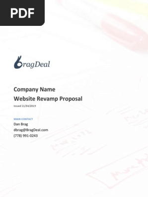 Website Proposal Template