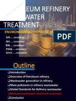 Refinery wastewater treatment processes optimize water quality