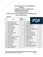 Daftar Kelompok Dan Jadual Bimbingan 2019