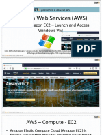 2.5 Amazon EC2 Launch and Access Windows Server VM PDF