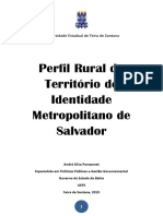 Publicação Perfil Rural Metropolitano de Salvador