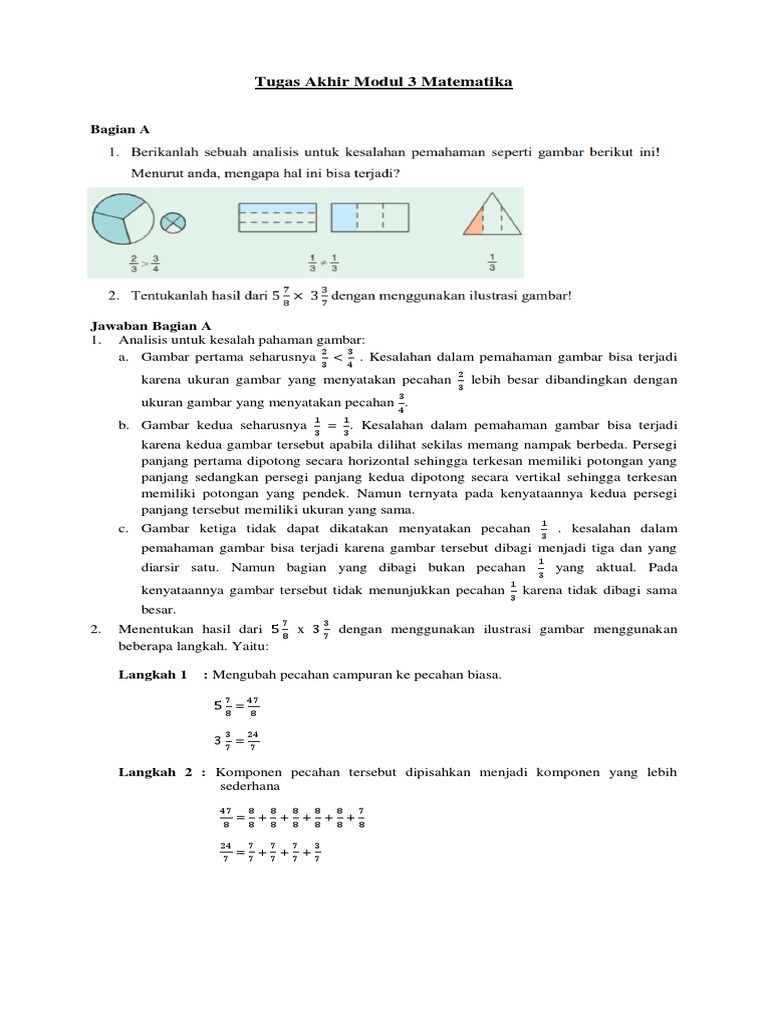 Tugas Akhir Modul 3 Matematika