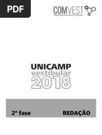 Unicamp - Redações Comentadas (2018)