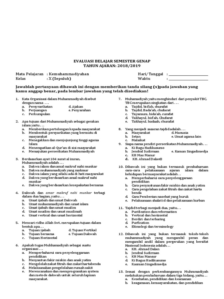 Kunci Pai 10b Pdf