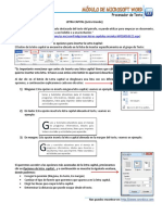 Clase de Letra Capital Word 2010