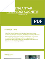 Arief Budhiman - Pengantar Psikologi Kognitif