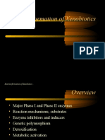 Biotransformation of Xenobiotics