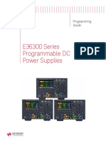 E36300 Series Programmable DC Power Supplies: Programming Guide