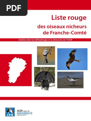 Liste Rouge Des Oiseaux Nicheurs De Franche Comté Espèces