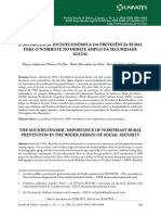 A Importância socioeconômica da Previdência Rural para o Nordeste no debate amplo da Seguridade Social