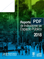 Reporte Técnico de Indicadores de Espacio Público 2018 PDF
