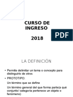 Curso de Ingreso 2018