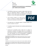 10 Ideas Enseñar a Comprender Textos Escritos en La Universidad- Santiago López Durango