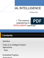 Rtificial Intelligence: - "The Science and Engineering of Making Machines"