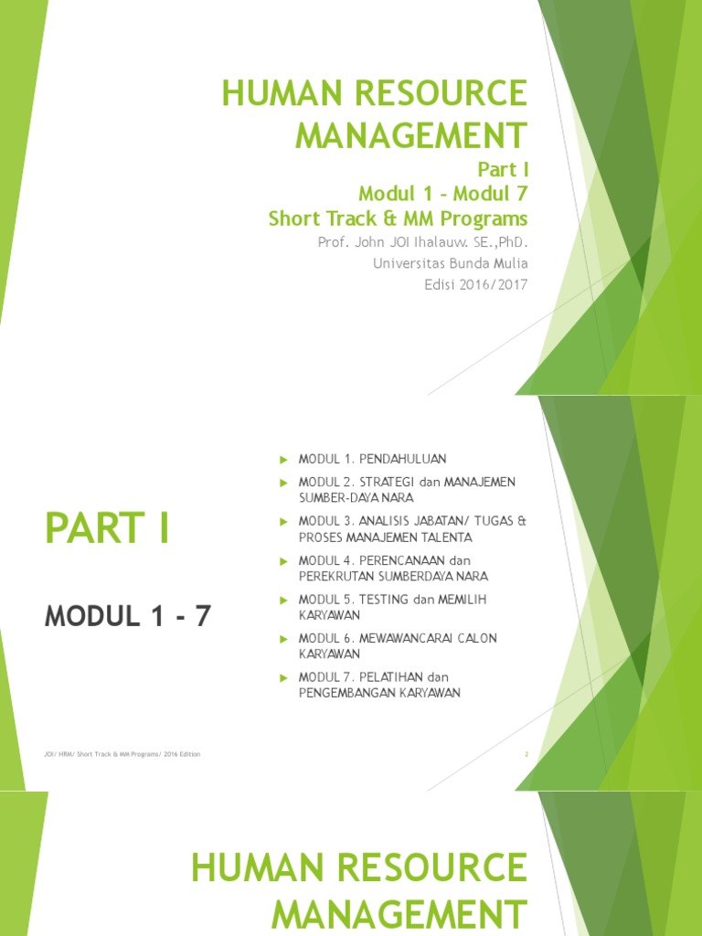 Human resource management pdf