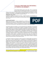 Análisis del discurso de Churchill La Cortina de Hierro