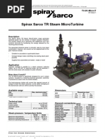 Spirax Sarco TR Steam MicroTurbine-Technical Information