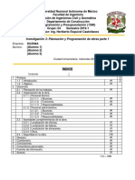 PP I 3 Plan. Progr. Obras