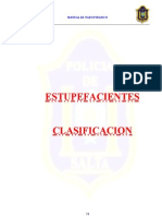 3 - Clasificacion de Estupefacientes