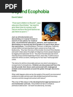 Beyond Ecophobia