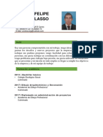 Andres Felipe Lozano Lasso: Perfil