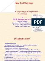 Alignment Tests On Pillar Type Drilling Machine