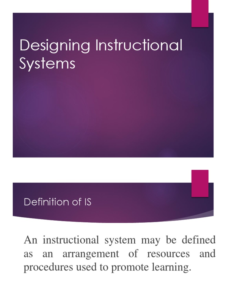 Instructional Design | PDF
