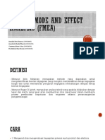 Failure Mode and Effect Analysis (FMEA)