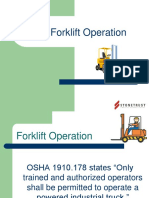 Fork Lift Training