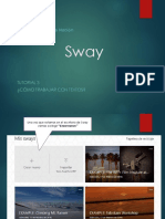 SWAY Tut 03 Como Trabajar Con Textos