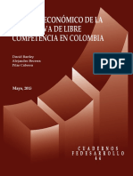 Análisis Económico de La Normativa de Libre Competencia en Colombia 