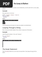 For Loop in Python