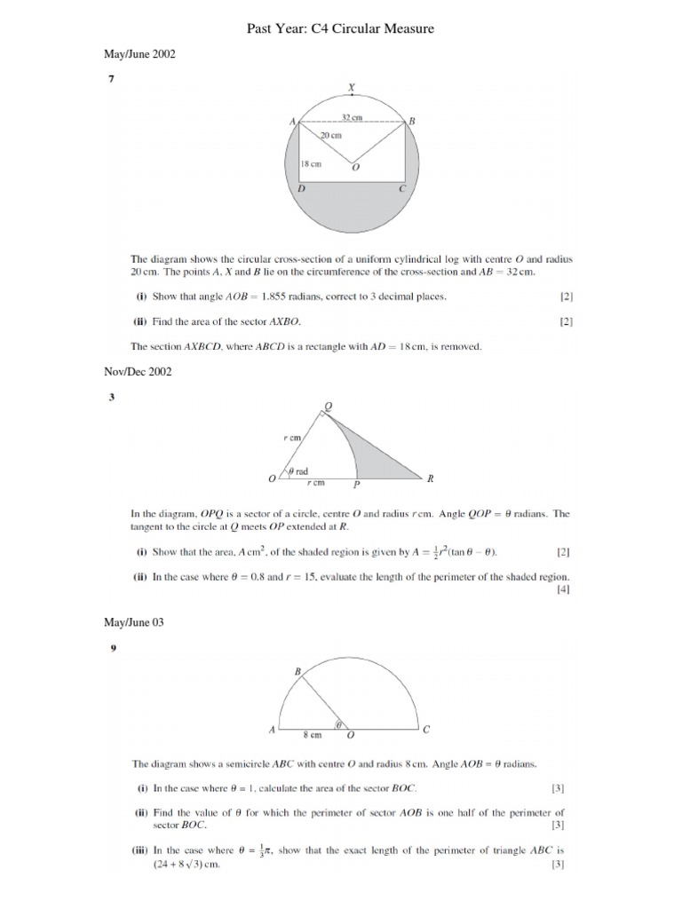 C4 Circular Measure Yearly Overview | PDF
