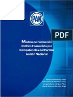 Modelo de Formación Política Humanista por Competencias de Acción Nacional  2019