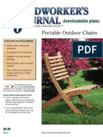 Woodworker's Journal, From Start To Finish: Portable Outdoor Chairs