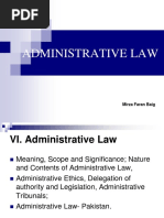 Administrative Law: Mirza Faran Baig