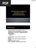  Alterações Químicas Causadas 