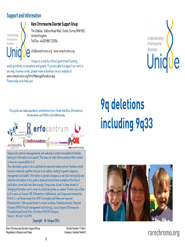 9q Deletions Including 9q33 FTNP | PDF | Chromosome | Human Genome
