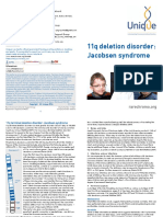 11q Deletion Disorder Jacobsen Syndrome FTNP