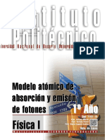 7101-15 FISICA Modelo Atómico de Absorción y Emisón de Fotones