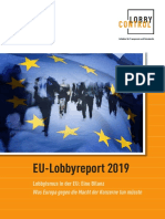 EU-Lobbyreport 2019