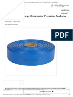 Manguera de Descarga Motobomba x Metro - Producto Exclusivo - Prod2800001