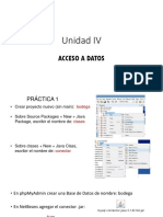 Unidad IV Acceso a Datos111