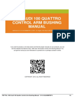 IDb286d2505-1994 Audi 100 Quattro Control Arm Bushing Manual