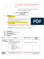 Unit 5: Competitions B. Speaking: Objectives