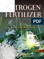 (Agriculture issues and policies series) Winslow, Karlene - Nitrogen fertilizer _ agricultural uses, management practices and environmental effects-Nova Publishers (2014).pdf